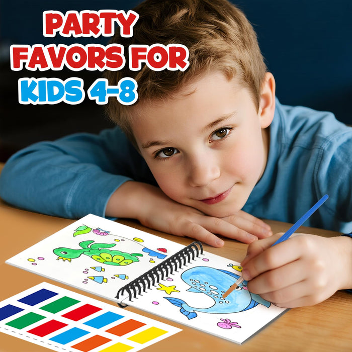 ZMLM 24 Water Coloring Books for Kids Party Favors (Boy)