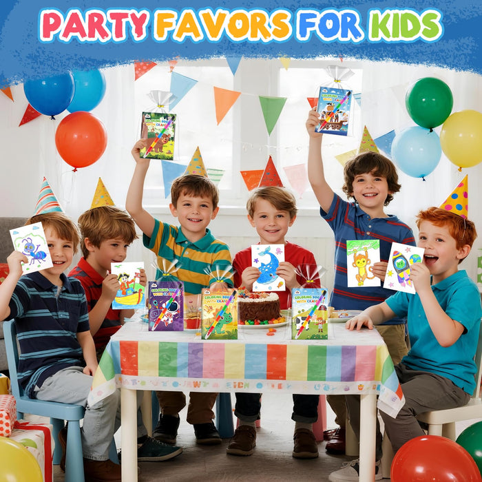 ZMLM 24 Coloring Books for Kids Party Favors Ages 4-8 (Boys)
