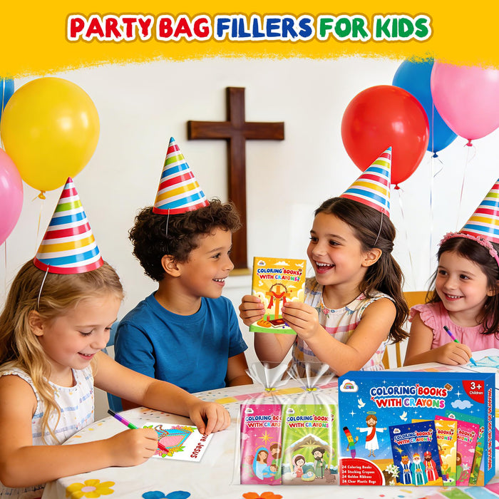 ZMLM 24 Pack Christian Coloring Books for Kids  (Christian)