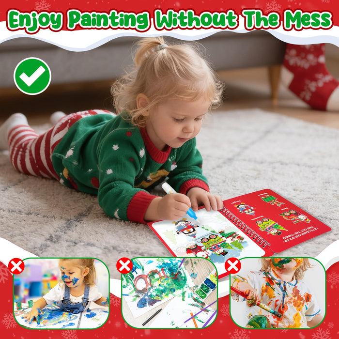 ZMLM 24 Water Painting Books for Toddlers (Christmas)