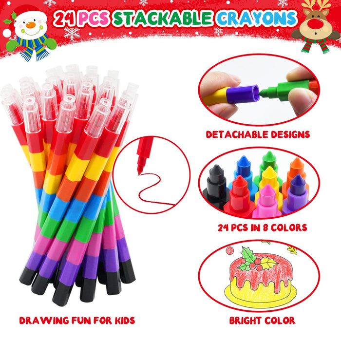 ZMLM 24 Coloring Books for Kids Party Favors (Christmas)
