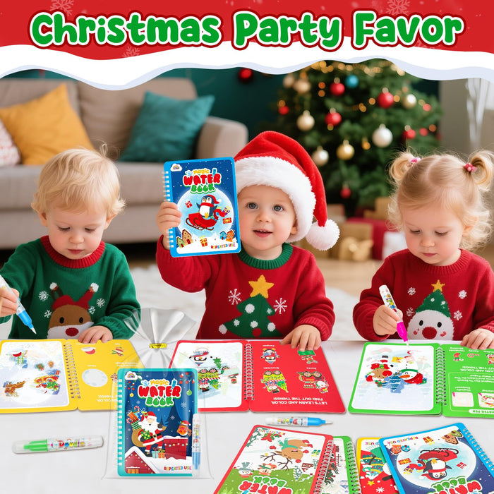 ZMLM 24 Water Painting Books for Toddlers (Christmas)