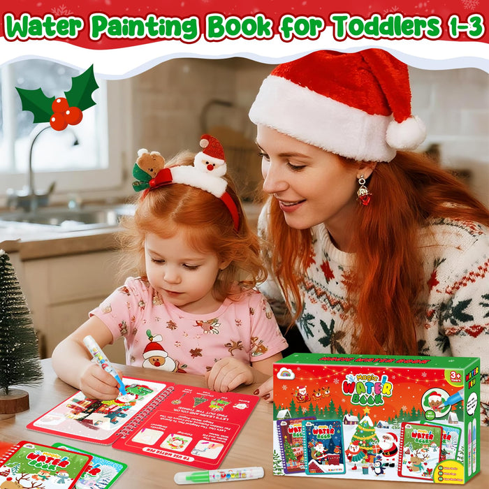 ZMLM 24 Water Painting Books for Toddlers (Christmas)