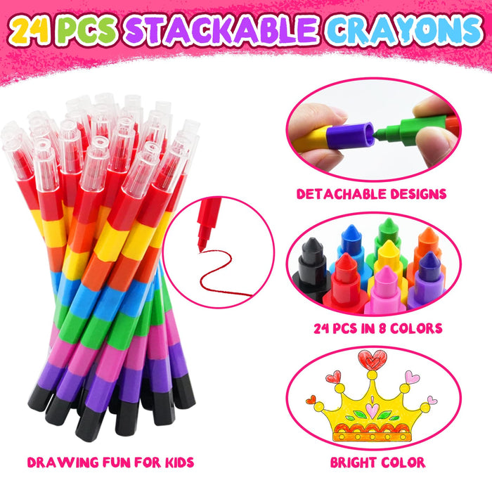 ZMLM 24 Coloring Books for Kids Party Favors Ages 4-8 (Girls)