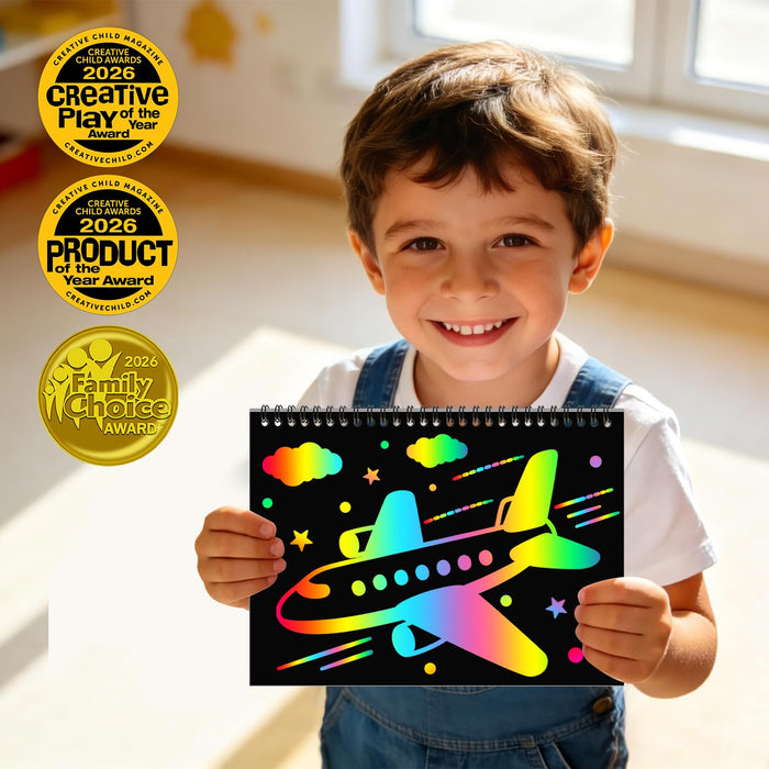 ZMLM 2 Pack Scratch Paper Art-Crafts Gift