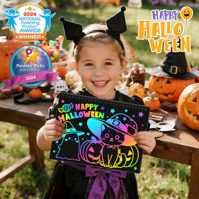 ZMLM 2 Pack Rainbow Scratch Set(Halloween)