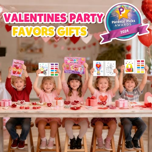 ZMLM 24 Water Coloring Books for Kids Party Favors (Valentines)