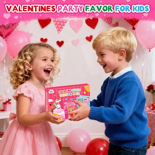 ZMLM Coloring Books for Party Favors (Valentines)
