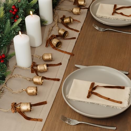 Simple Gold  Bells for Christmas trees Decorations