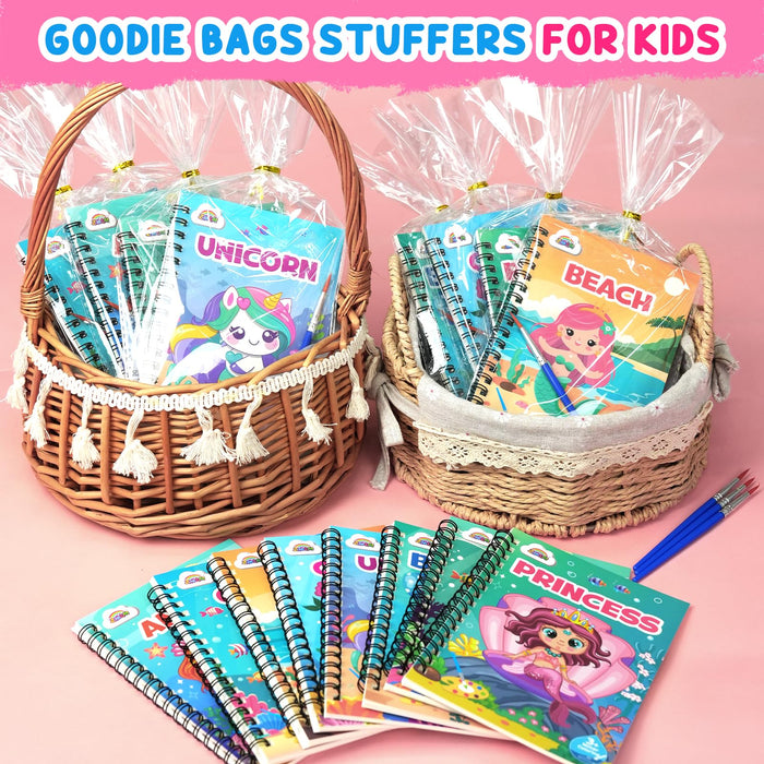 ZMLM 24 Water Coloring Books for Kids Party Favors（Mermaid）