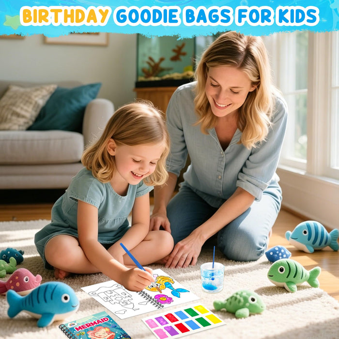ZMLM 24 Water Coloring Books for Kids Party Favors(Ocean)