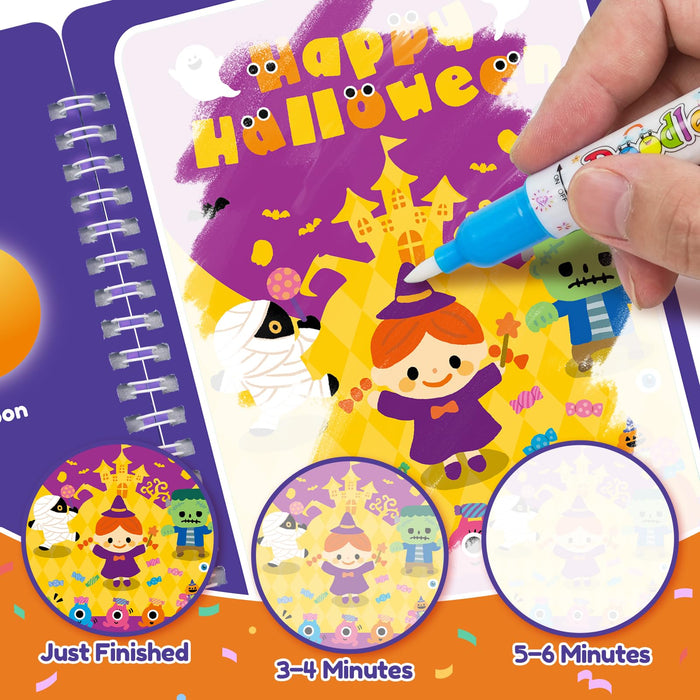 ZMLM 24 Pack Halloween Water Coloring Books(Halloween)