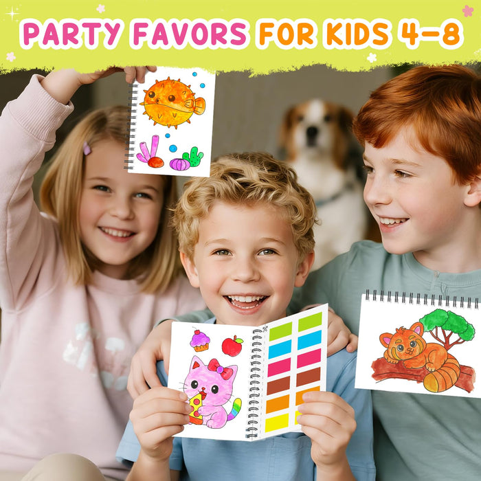 ZMLM 24 Water Coloring Books for Kids Party Favors (Pet)