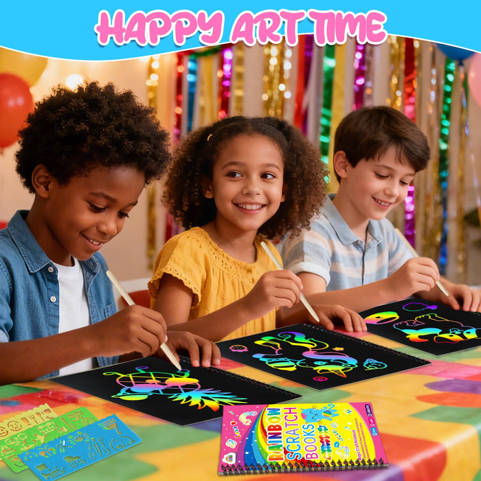 ZMLM Scratch Paper Art-Crafts Gift
