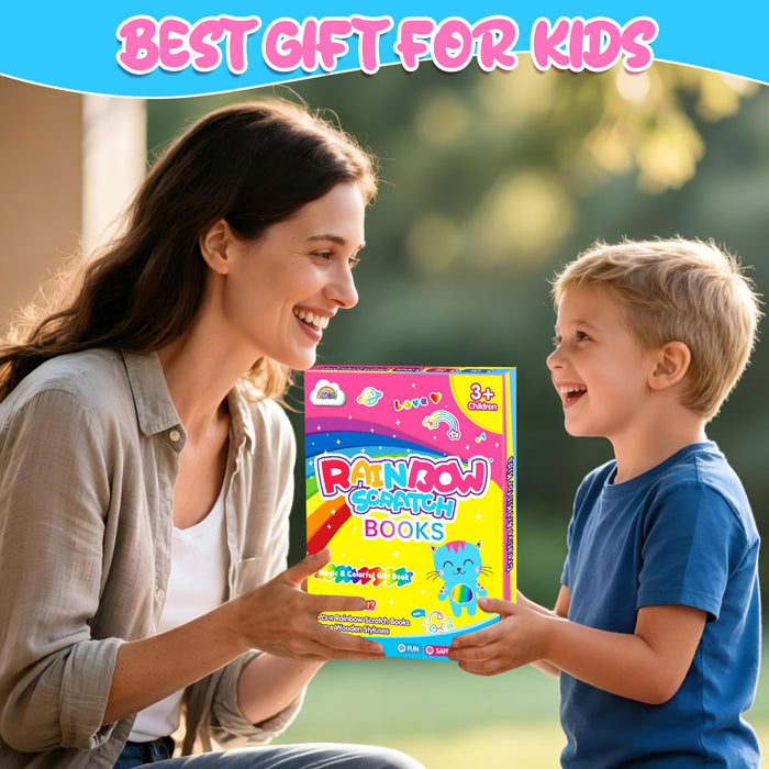 ZMLM Scratch Paper Art-Crafts Gift