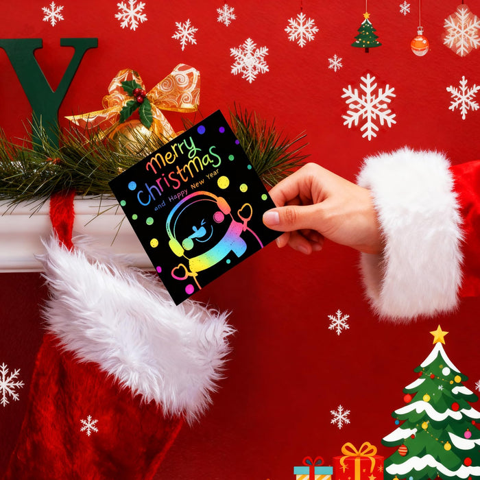 ZMLM 2 Pack Rainbow Notebooks for 3-10 Years (Christmas)