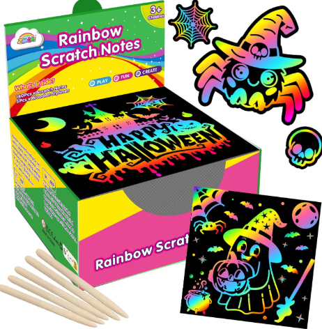 ZMLM Rainbow Scratch Mini Art Notes  for Kids Ages 3+