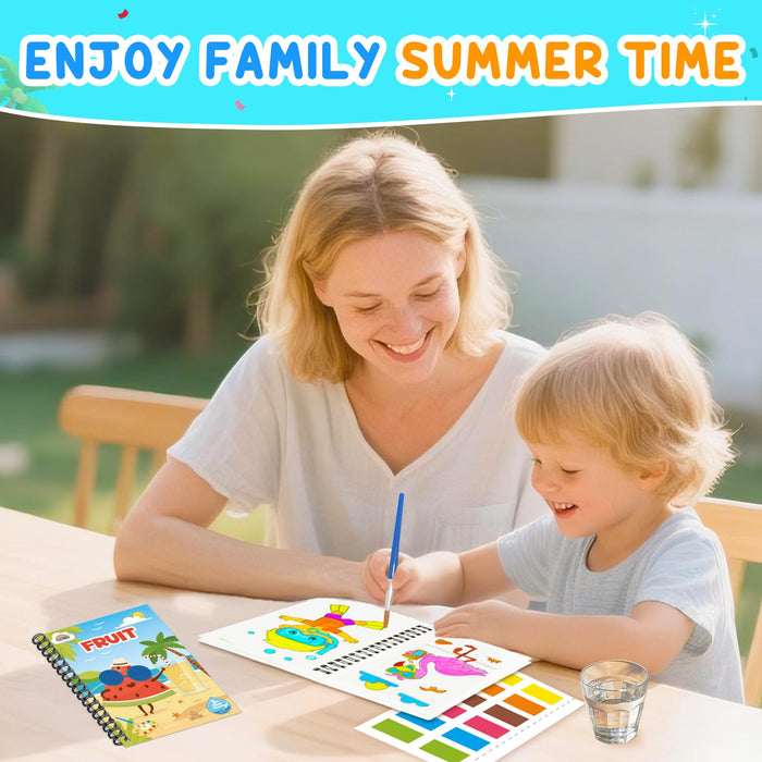ZMLM 24 Water Coloring Books for Kids Party Favors (Summer)