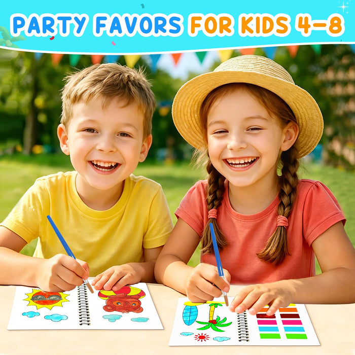 ZMLM 24 Water Coloring Books for Kids Party Favors (Summer)