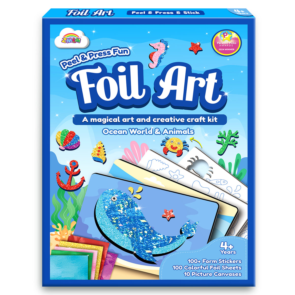 ZMLM Ocean Colorful Foil Art Fun Kids Toys