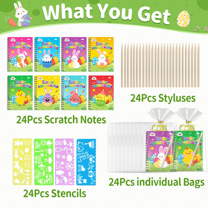 ZMLM Easter Scratch Art Party Favors