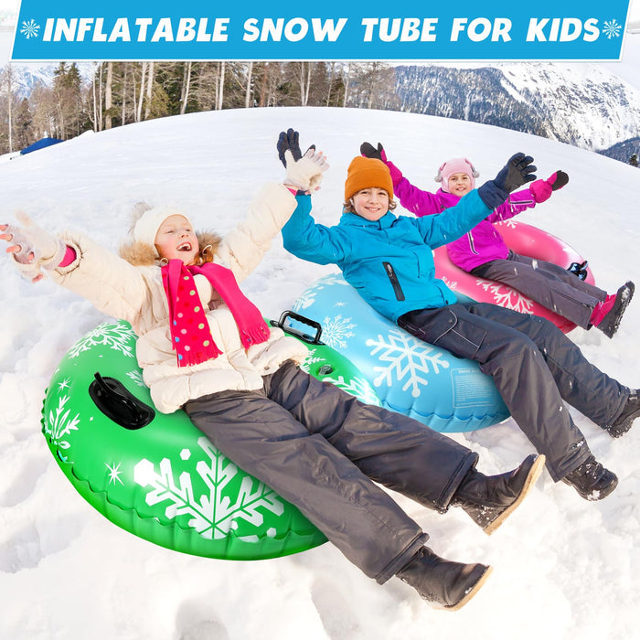 ZMLM Snow Tube for Sledding - 36" 2 Pack/3 Pack Inflatable