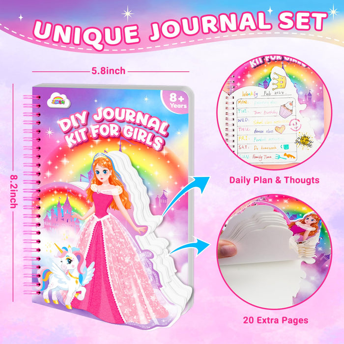 ZMLM DIY Journal Kit for Girls