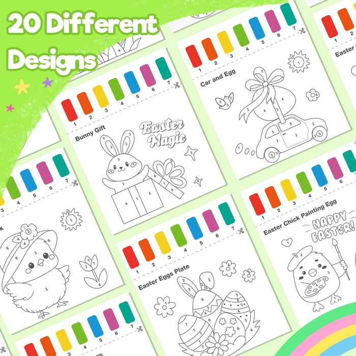 ZMLM Easter Paint with Water Books for Toddlers