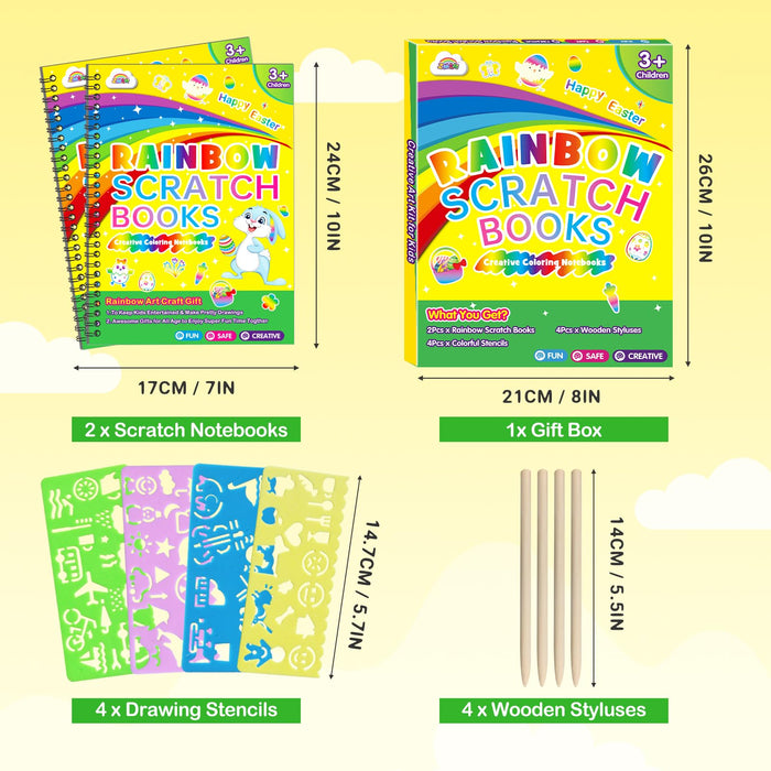 ZMLM Easter Rainbow Scratch Gifts