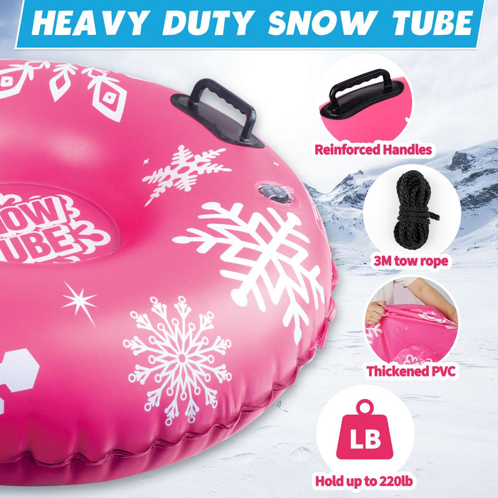 ZMLM Snow Tube for Sledding - 36" 2 Pack/3 Pack Inflatable