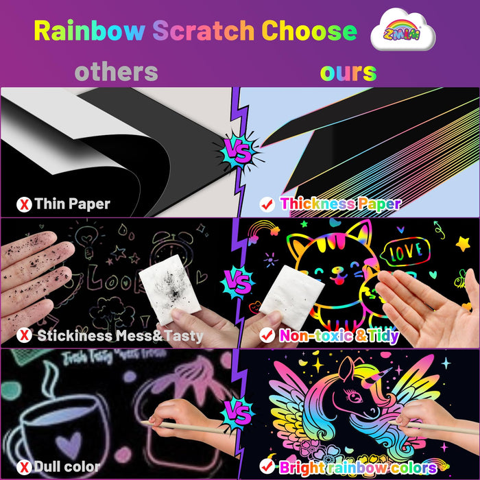 ZMLM Easter Rainbow Scratch Gifts
