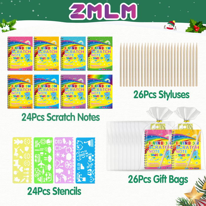 ZMLM Kid Art Party Favors Gifts Scratch Cards