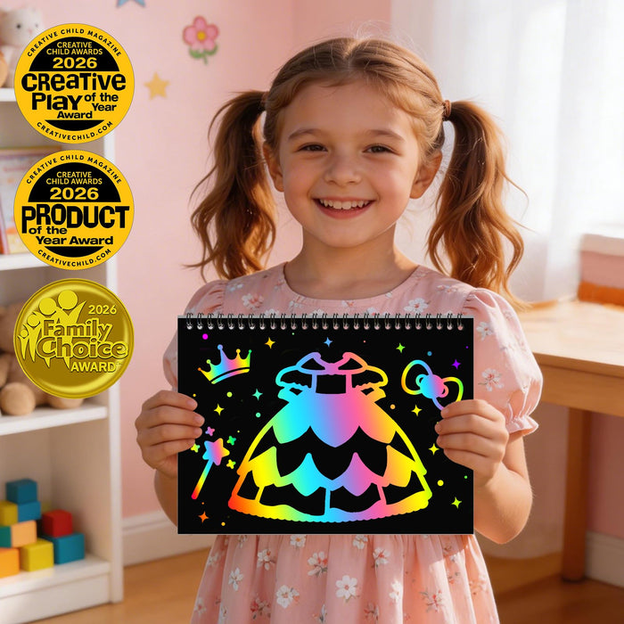 ZMLMKIDS  2 Pack  Scratch books for drawing dress up